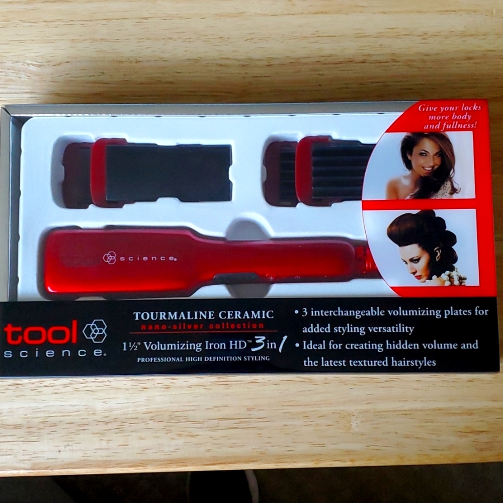Tourmaline Ceramic 3 in 1 flat iron